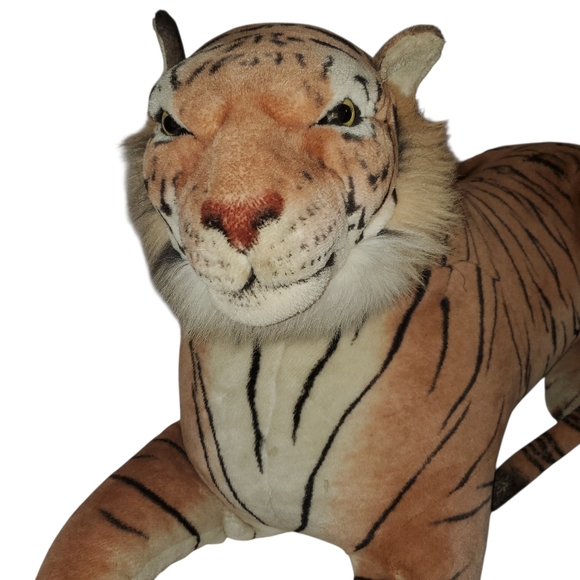 Other - Giant Vintage Stuffed Tiger